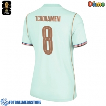 Fotballdrakt Dame Frankrike Aurelien Tchouameni #8 Bortedrakt VM 2026 Kortermet
